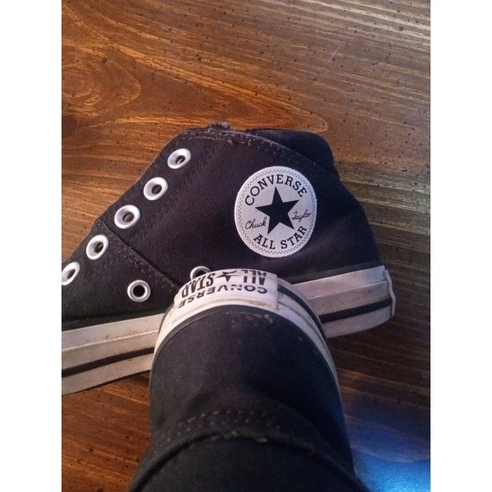 Converse All Star Hig Top Black Size 6